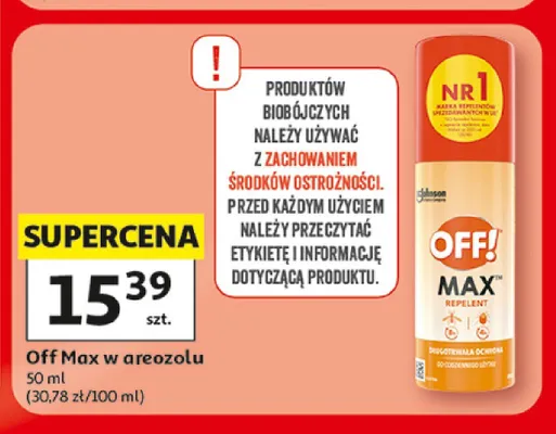 Off Max w areozolu promocja w Auchan