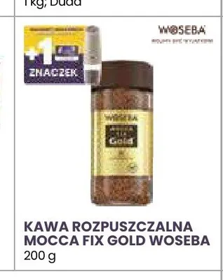 Kawa rozpuszczalna Mocca Fix Gold Woseba promocja w Stokrotka
