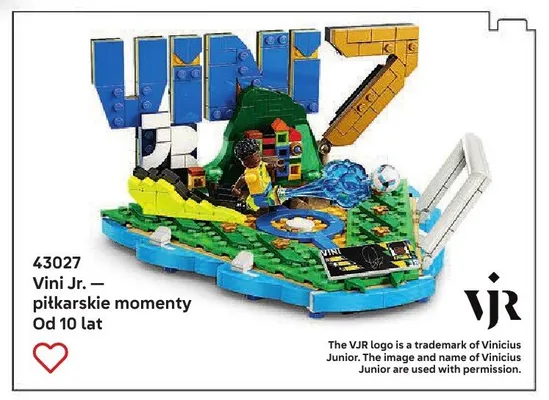 Klocki LEGO Vini Jr. – piłkarskie momenty 43027 promocja w LEGO