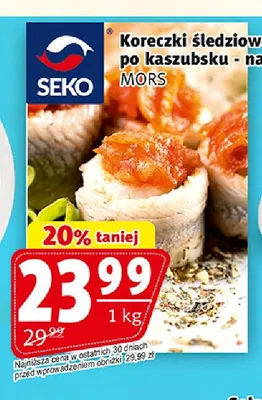 Koreczki śledziowe po kaszubsku na wagę Mors promocja w Prim Market