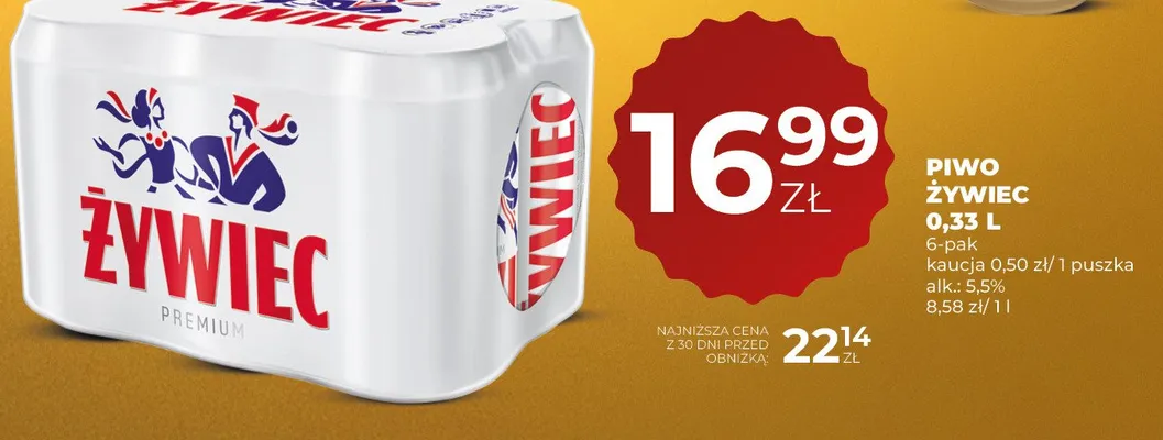 Piwo Żywiec promocja w Duży Ben