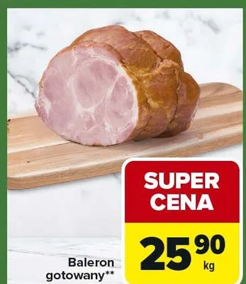 Baleron gotowany promocja w Carrefour Express
