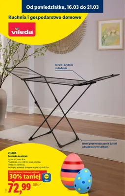 Suszarka do ubrań promocja w Lidl