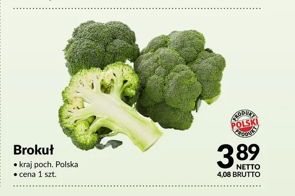 Brokuł Polska promocja w Makro