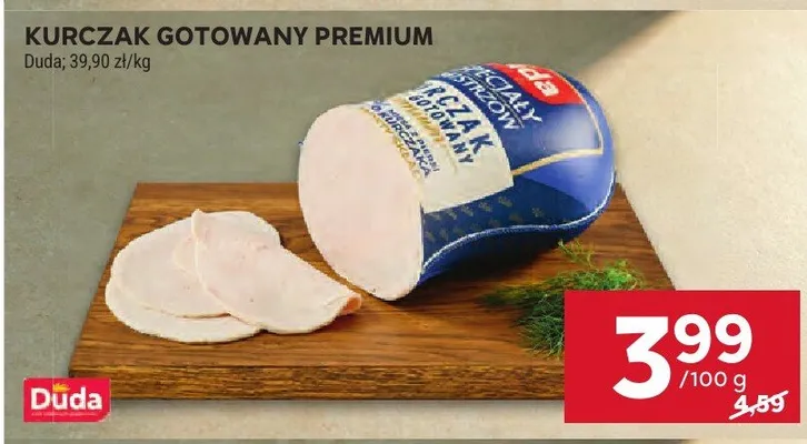 Kurczak gotowany premium Duda promocja w Stokrotka