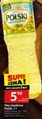 Olej rzepakowy Polski promocja w Twój Market