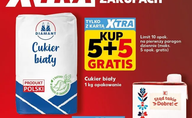 Cukier biały Diamant promocja w Kaufland