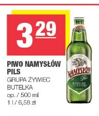 Piwo Namysłów Pils promocja w SPAR