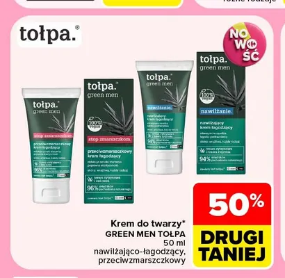 Krem do twarzy Green Men Tołpa nawilżająco-łagodzący promocja w Carrefour