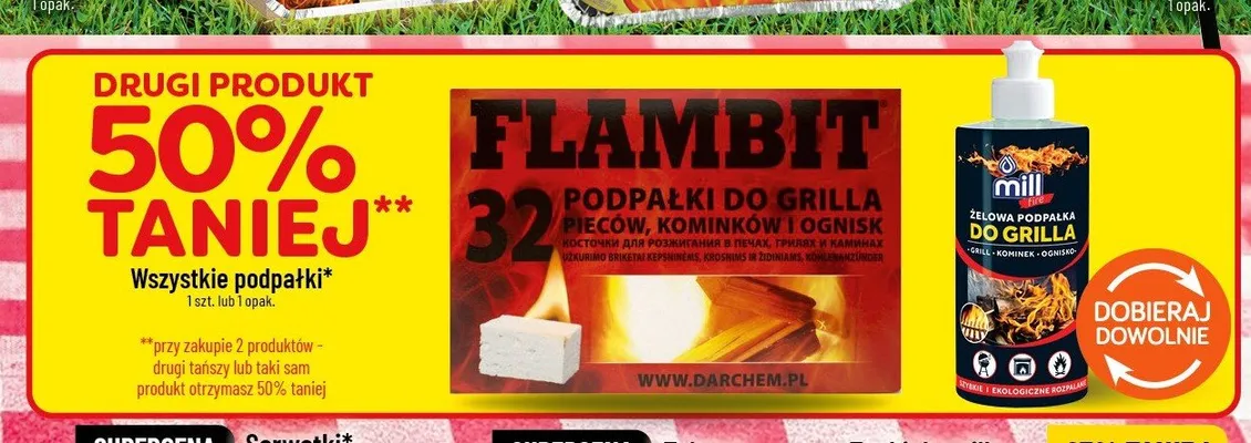 Podpałka do grilla Flambit promocja w POLOmarket