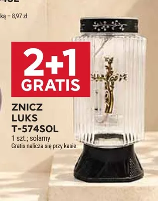 Znicz solarny Luks T-574SOL promocja w Stokrotka