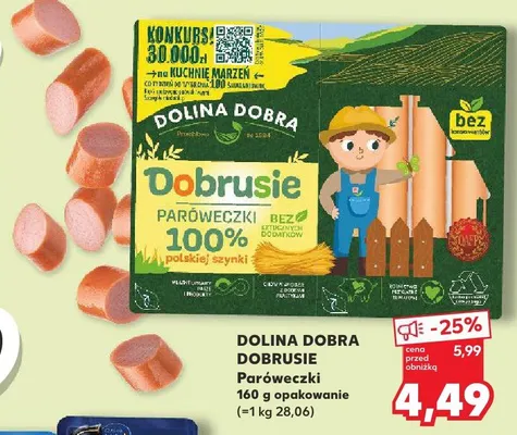 Paróweczki Dobrusie Dolina Dobra promocja w Kaufland