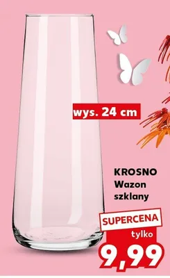 Wazon szklany promocja w Kaufland