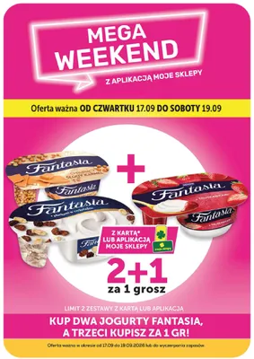 Jogurt Fantasia Chrupiący Słony Karmel promocja w Groszek