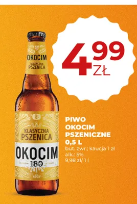 Piwo Okocim Klasyczna Pszeniczna promocja w Duży Ben
