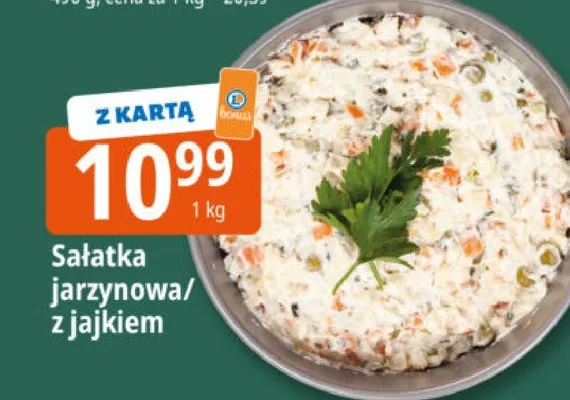 Sałatka jarzynowa/z jajkiem promocja w Leclerc