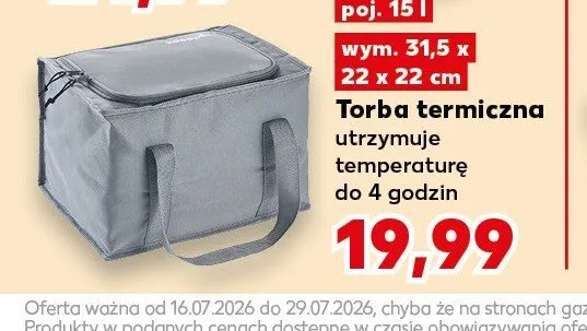 Torba termiczna 15 l Kaufland promocja w Kaufland