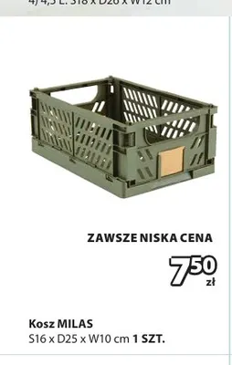 Kosz Milas promocja w Jysk