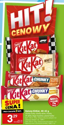 Baton KitKat Chunky Peanut Butter promocja w Twój Market