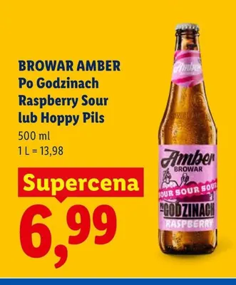 Piwo Browar Amber Po Godzinach Hoppy Pils promocja w Lidl