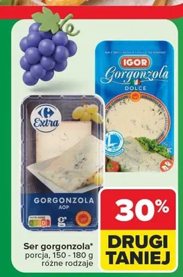 Ser Gorgonzola Carrefour Extra promocja w Carrefour