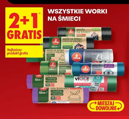 Worki na śmieci Vigo! promocja w Biedronka
