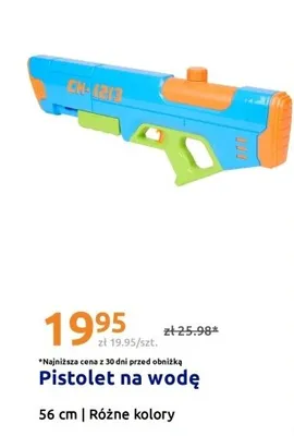 Pistolet na wodę promocja w Action