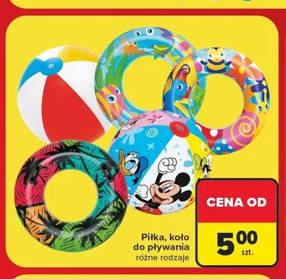 Koło do pływania promocja w Carrefour