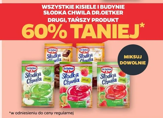 Kisiel Słodka Chwila Dr.Oetker promocja w Netto