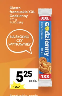 Ciasto francuskie XXL Codzienny promocja w Delikatesy Centrum