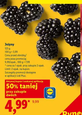 Jeżyny promocja w Lidl