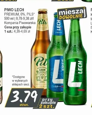 Piwo Lech Premium promocja w Słoneczko