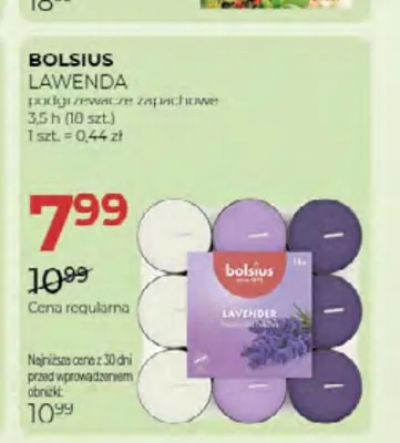 Podgrzewacze zapachowe Bolsius Lawenda promocja w Drogerie Jawa