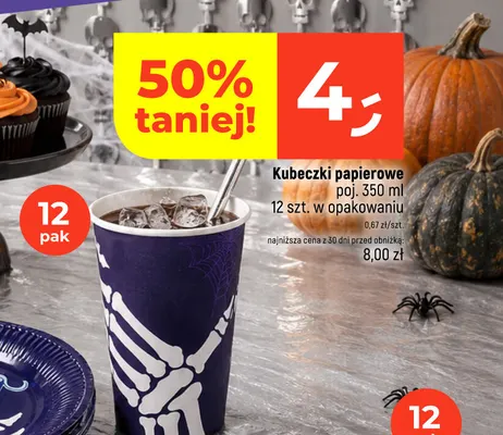 Kubeczki papierowe 350 ml promocja w Dealz