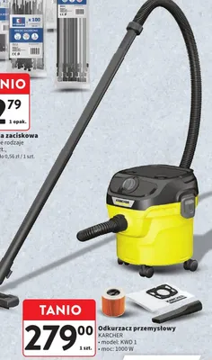 Odkurzacz przemysłowy Karcher KWD 1 1000W promocja w Intermarche