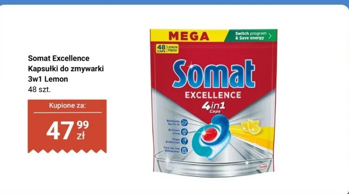Kapsułki do zmywarki 3w1 Lemon promocja w Biedronka