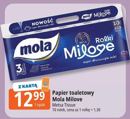 Papier toaletowy Milove promocja w Leclerc