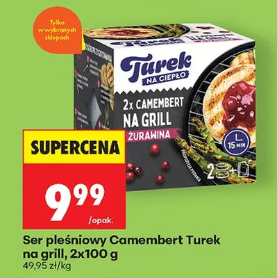 Ser pleśniowy Camembert Turek na grill promocja w Biedronka