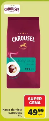 Kawa ziarnista Carousel Daily Cup Classic promocja w Carrefour Market