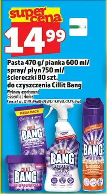 Pasta do czyszczenia Cillit Bang / pianka do czyszczenia / spray do czyszczenia / ściereczki promocja w TOPAZ