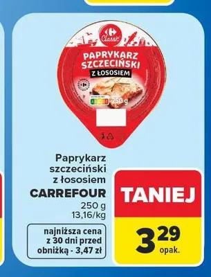 Paprykarz szczeciński z łososiem Carrefour promocja w Carrefour