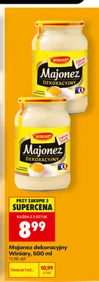 Majonez dekoracyjny Winiary promocja w Biedronka