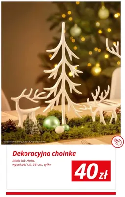 Dekoracyjna choinka promocja w KiK
