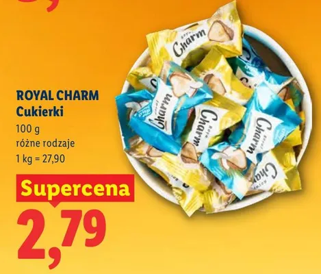 Cukierki różne rodzaje promocja w Lidl