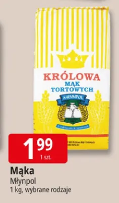 Mąka pszenna tortowa promocja w Leclerc