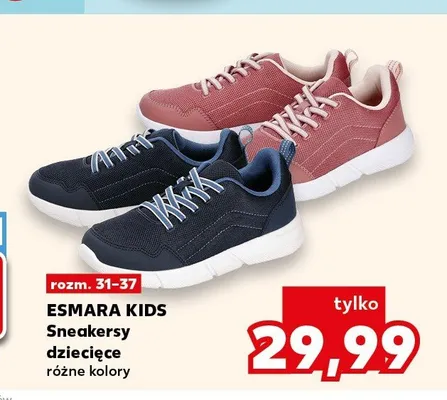 ESMARA KIDS Sneakersy dziecięce promocja w Kaufland