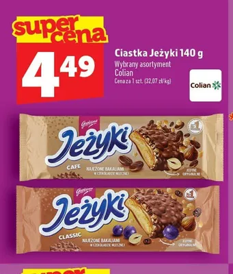 Ciastka Jeżyki Cafe Goplana promocja w TOPAZ