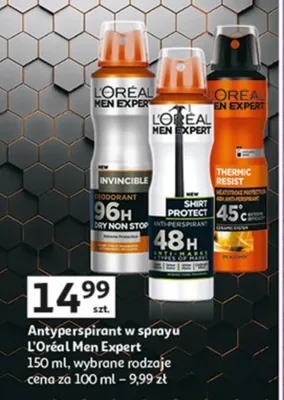Antyperspirant w sprayu Men Expert promocja w Auchan