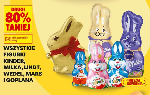 Figurka czekoladowa Kinder promocja w Biedronka