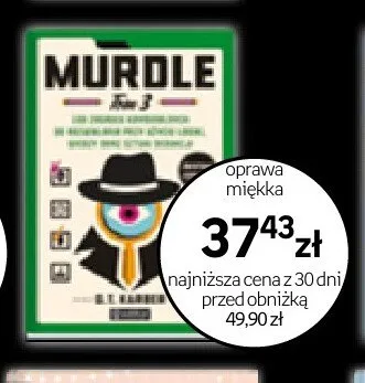 Książka Murdle Tom 3 promocja w Empik